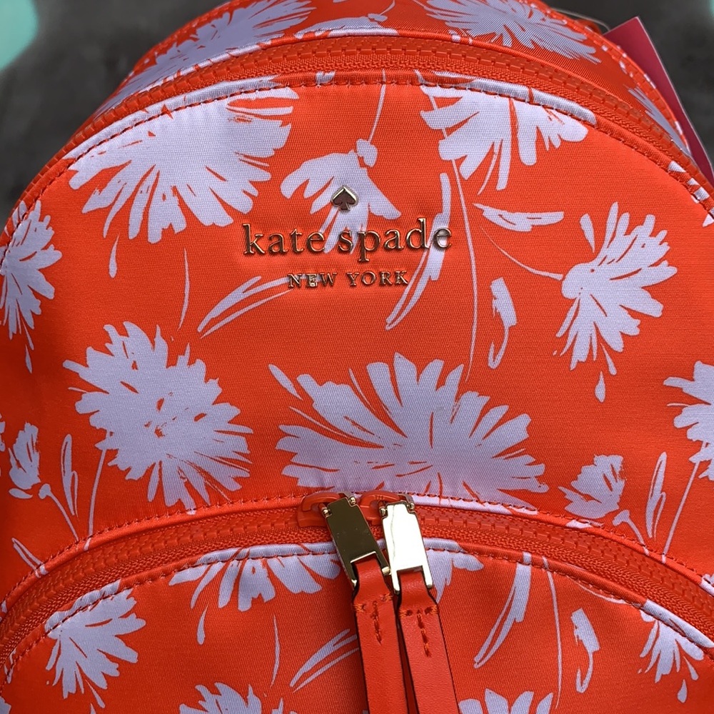 KATE SPADE MD BACKPACK Karissa Wld Blm Multi - Picture 6 of 17